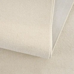 Uni Effen Laagpolig Vloerkleed Modern Creme - 240x340 CM
