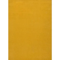 Uni Effen Laagpolig Vloerkleed Modern Geel - 120x170 CM