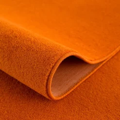 Uni Effen Laagpolig Vloerkleed Modern Oranje - 160x230 CM