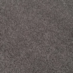 Uni Rond Effen Laagpolig Vloerkleed Modern Grijs - 120 CM ROND