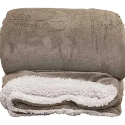 Unique Living - Lars XL plaid 220x240cm taupe