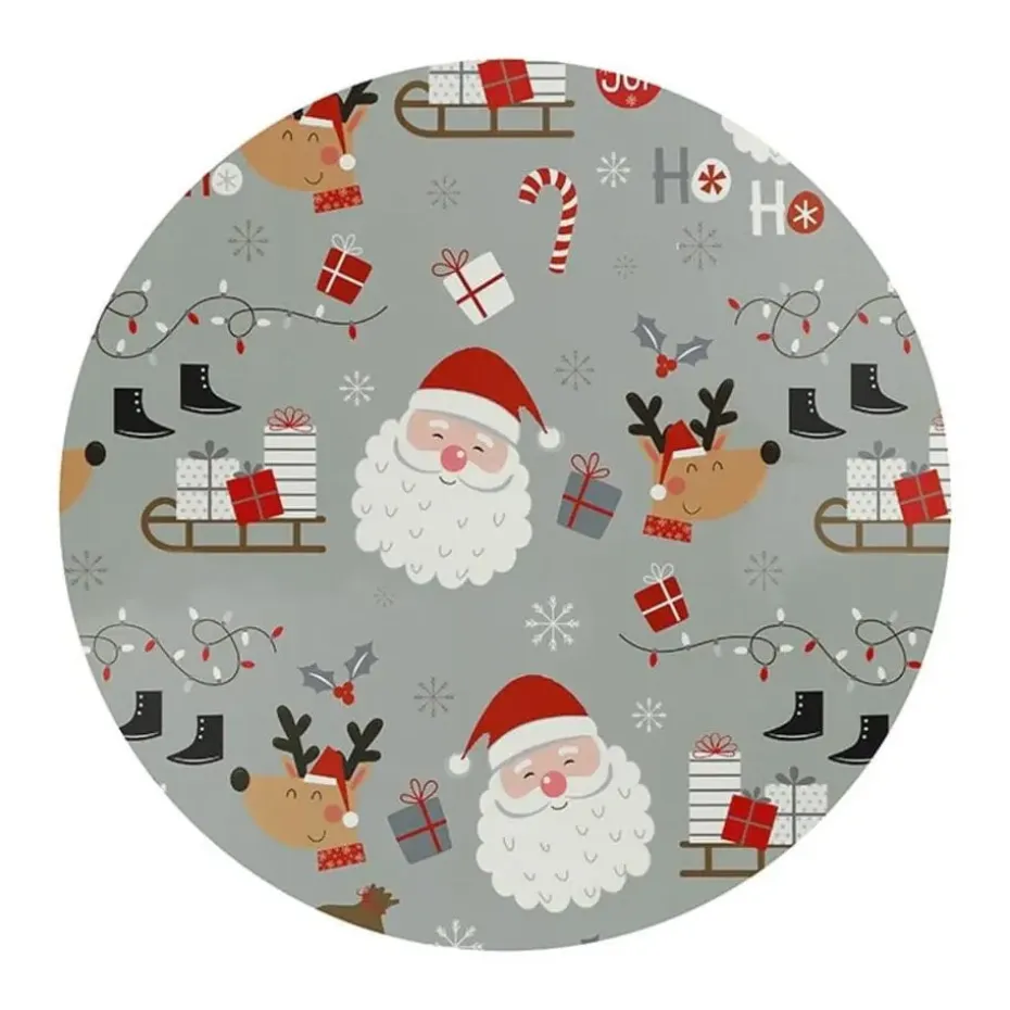 Unique Living - Placemat Present - Ø38cm - Grijs