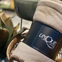 Unique Living - Plaid Clio 150x200cm - Rocky Brown