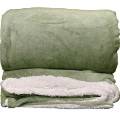 Unique Living - Plaid Lars Tea Green -220x240cm