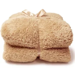 Unique Living - Plaid Teddy - 150x200cm - Latte