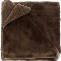 Unique Living - Plaid Torvah 150x200cm bison brown