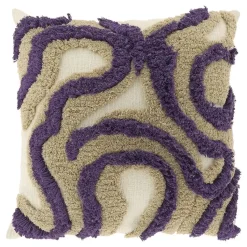 Unique Living - Sierkussen Calin 45x45cm - Dark Purple