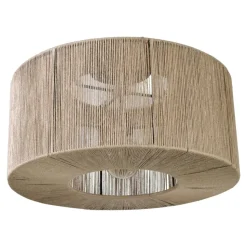 Urban Interiors - Plafondlamp - Drum Jute - Ø45