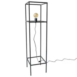 Urban Interiors Vloerlamp Frame - H 120 cm - B 30 cm - zwart