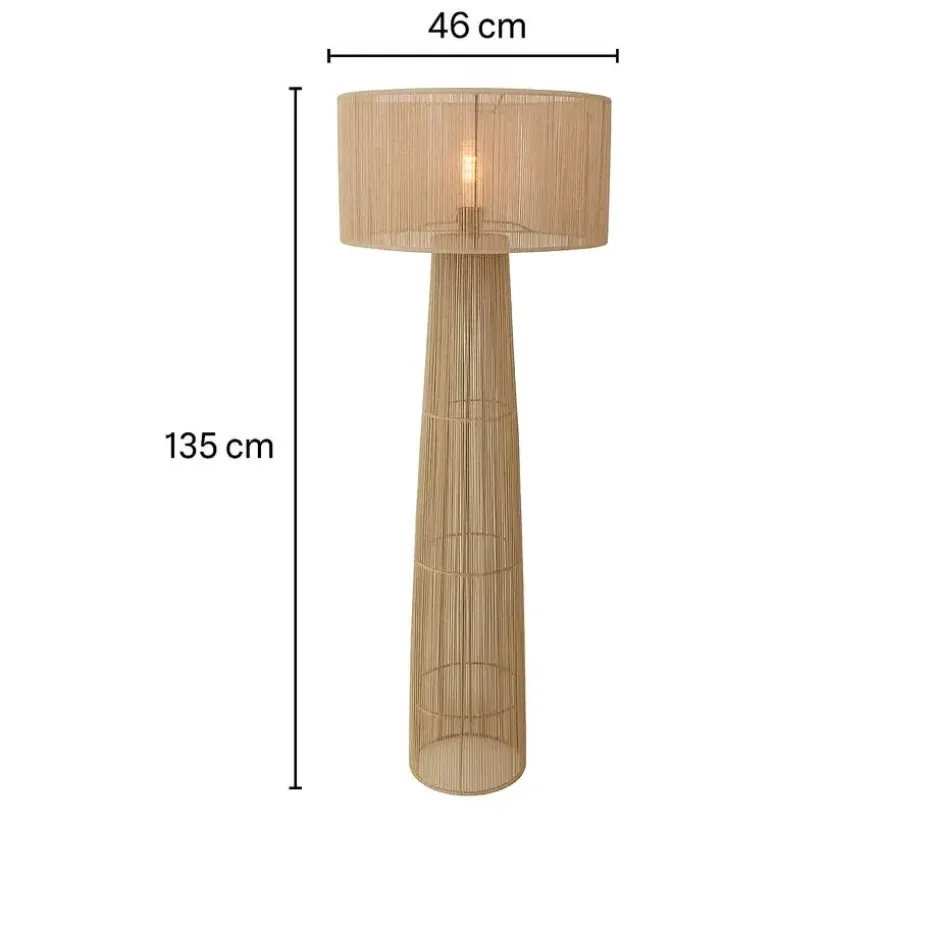 Urban Interiors Vloerlamp Diro 135cm Jute