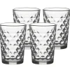 Urban Living Drinkglazen Athene - 4x stuks - glas - 200 ml