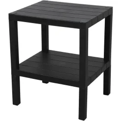 Urban Living Opbergrek - zwart - kunststof - 39 x 33 x 45 cm