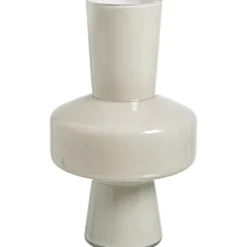 Vaas Cire - taupe - glas - 30,5xØ18 cm