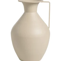 Vaas Maan taupe metaal - 30x19,7x12,3 cm