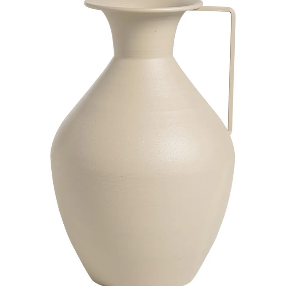 Vaas Maan taupe metaal - 30x19,7x12,3 cm