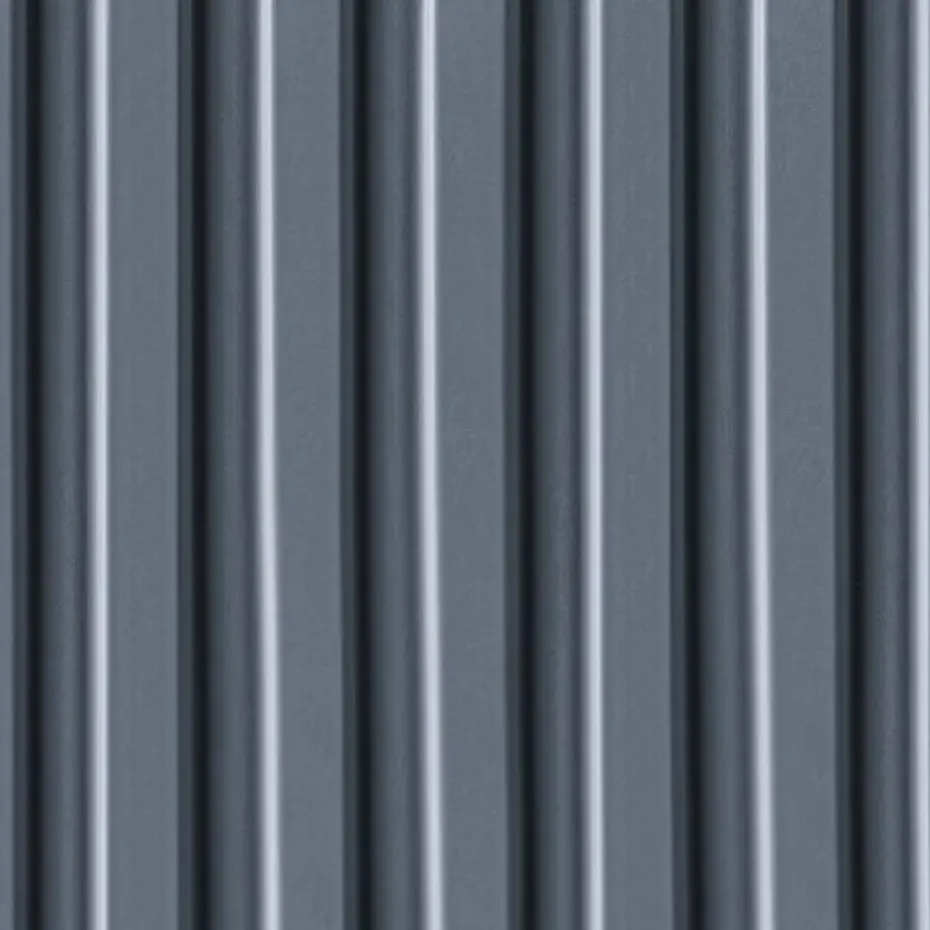 VALA - Wandgemonteerd meubel met wasbak - Grafietgrijs - MDF