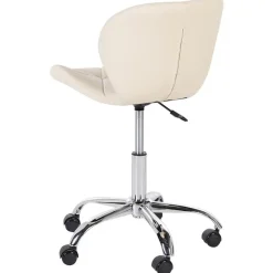 VALETTA - Bureaustoel - Beige - Kunstleer