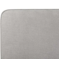 VALOGNES - Tweepersoonsbed - Lichtgrijs - 160 x 200 cm - Corduroy