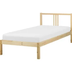 VANNES - Bed - Lichthout - 90 x 200 cm - Dennenhout