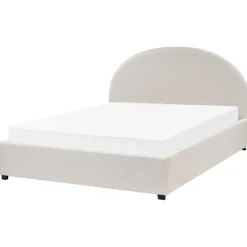 VAUCLUSE - Bed met opbergruimte - Lichtbeige - 160x200 cm - Polyester