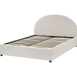 VAUCLUSE - Bed met opbergruimte - Lichtbeige - 160x200 cm - Polyester