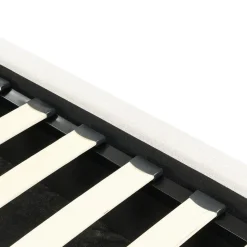 VAUCLUSE - Bed met opbergruimte - Lichtbeige - 160x200 cm - Polyester