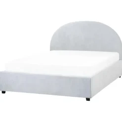 VAUCLUSE - Bed met opbergruimte - Lichtblauw - 140 x 200 cm - Stof