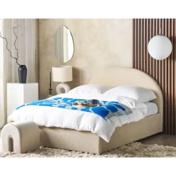 VAUCLUSE - Bed met opbergruimte - Beige - 140 x 200 cm - Polyester