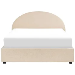 VAUCLUSE - Bed met opbergruimte - Beige - 140 x 200 cm - Polyester