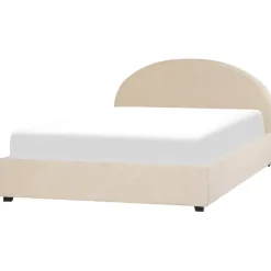 VAUCLUSE - Bed met opbergruimte - Beige - 140 x 200 cm - Polyester