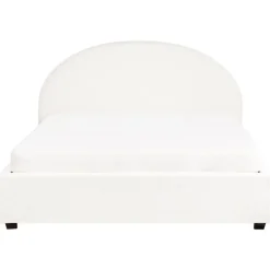 VAUCLUSE - Bed met opbergruimte - Gebroken wit - 160 x 200 cm - Bouclé