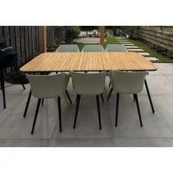 VDG Bella tuintafel - teakhout - 220x95 cm