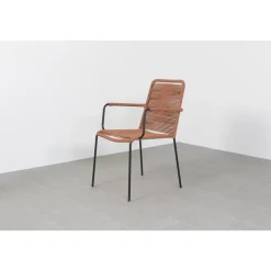 VDG Denver rope stapelbare tuinstoel Terracotta