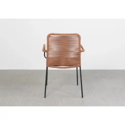 VDG Denver rope stapelbare tuinstoel Terracotta