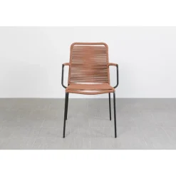 VDG Denver rope stapelbare tuinstoel Terracotta