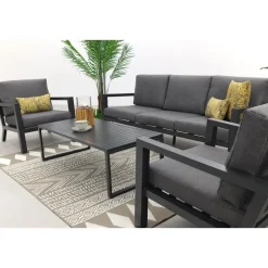 VDG Hugo stoel-bank loungeset - antraciet