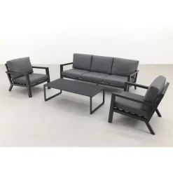 VDG Hugo stoel-bank loungeset - antraciet