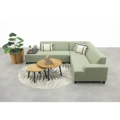 VDG Malaga/Mindo - hoekbank loungeset chaise longue - green