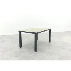 VDG Nola tuintafel 160x90 cm. - Antraciet/Houtlook