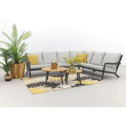 VDG Santos/Mindo loungeset - loungebank - antraciet