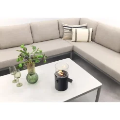 VDG Sierra hoek loungeset + loungestoel - Naturel/Grijs