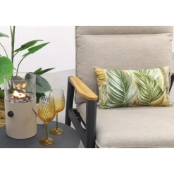 VDG Solaro/Velora verstelbare loungestoelen set (3-delig) - Royal grey / Zand