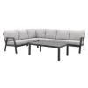 VDG Viento/Atlanta hoek loungeset (4-delig) - Royal Grey/Antraciet
