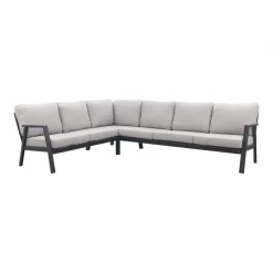 VDG Viento/Atlanta hoek loungeset (4-delig) - Royal Grey/Antraciet