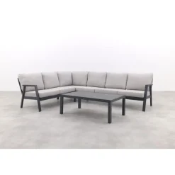 VDG Viento/Atlanta hoek loungeset (4-delig) - Royal Grey/Antraciet