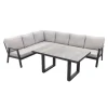VDG Viento/Darwin lounge-/diningset (4-delig) - Royal Grey/Antraciet