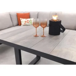 VDG Viento/Darwin lounge-/diningset (4-delig) - Royal Grey/Antraciet