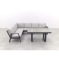 VDG Viento/Darwin lounge-/diningset (4-delig) - Royal Grey/Antraciet