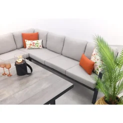 VDG Viento/Darwin lounge-/diningset (4-delig) - Royal Grey/Antraciet