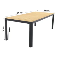 Vdgarde Premium - General tuintafel 220x100cm.